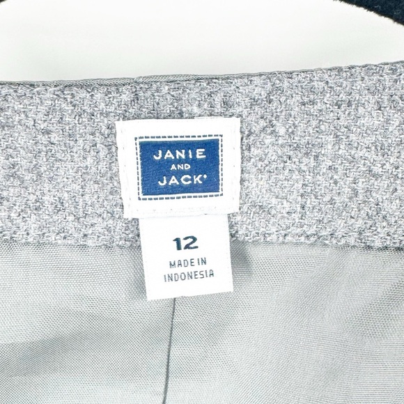 ✅ JANIE AND JACK BOYS GREY WOOL 3 PIECE SET PANT, JACKET AND VEST SIZE 12 - Picture 15 of 16